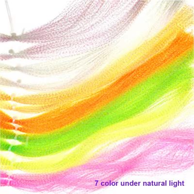 UV Fluorescent Crystal Flashabou Krystal Tinsel Flash Fly Tying Material
