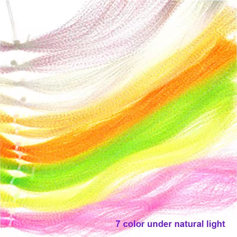 UV Fluorescent Crystal Flashabou Krystal Tinsel Flash Fly Tying Material