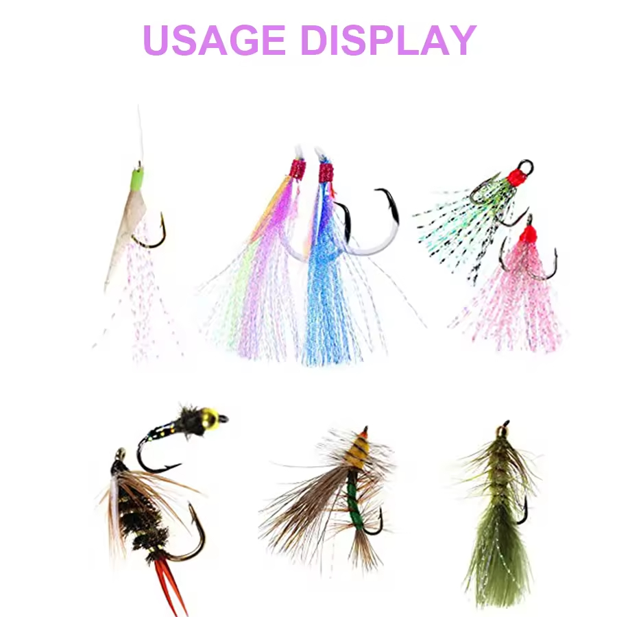 UV Fluorescent Crystal Flashabou Krystal Tinsel Flash Fly Tying Material