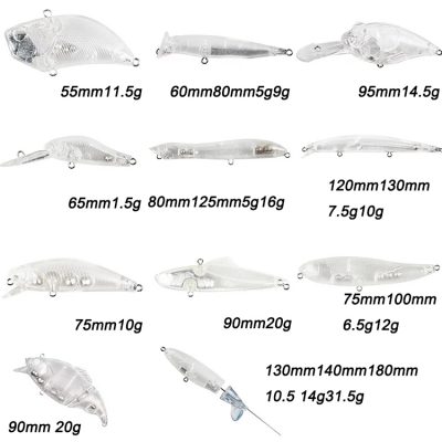 Unpainted blank Hard Lure series
