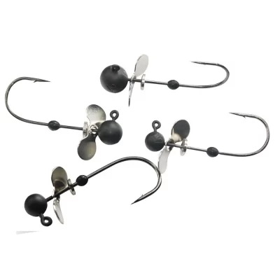Bulk Unskirted Tungsten Jig Heaeds Propeller Heads
