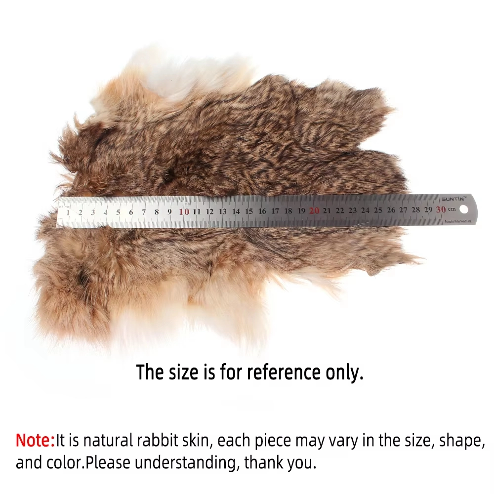Real Hare Fur Natural Rabbit Skin Fly Tying Material