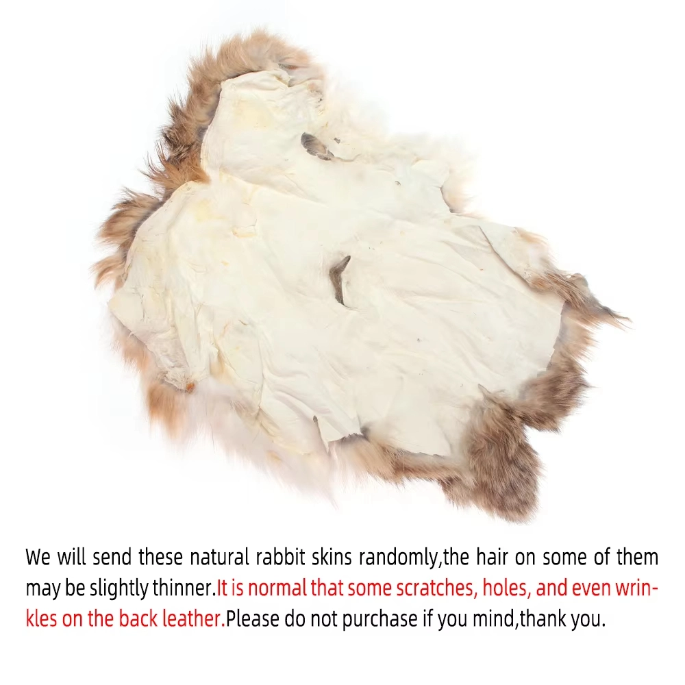 Real Hare Fur Natural Rabbit Skin Fly Tying Material