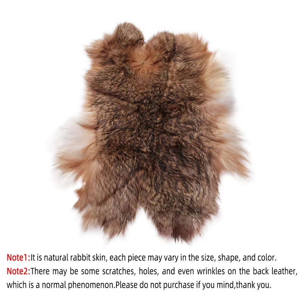 Real Hare Fur Natural Rabbit Skin Fly Tying Material