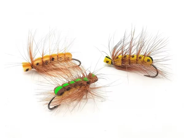 Dry Fly Lure Foam Floating Caterpillar Fly Hook