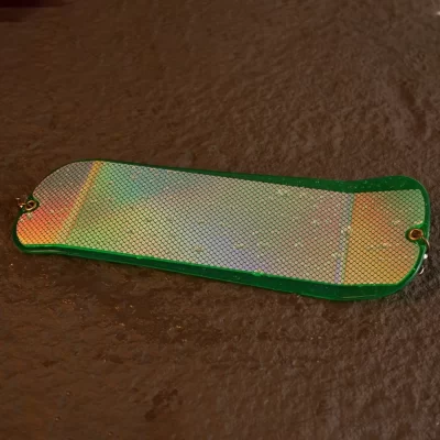 UV Plated Diving Plate Salmon Flasher Trolling Flasher Fishing Spoon